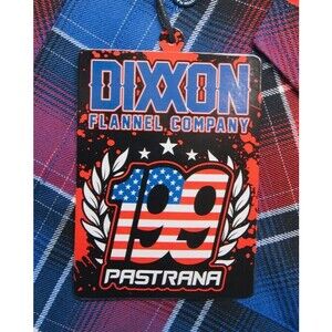 DIXXON Flannel Sz XL Travis Pastrana Channel 199 Hoonigan Brand New!